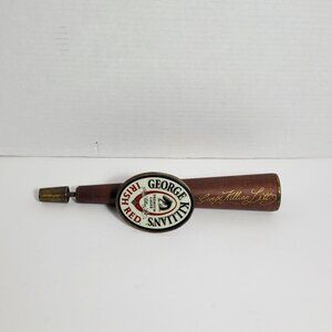 George Killian's Irish Red Premium Lager Brass Celtic Top Wood Beer Tap Handle